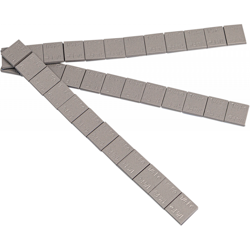 Masses d'équilibrage moto 48 barrettes de 84g Masses d'équilibrage moto 48 barrettes de 84g