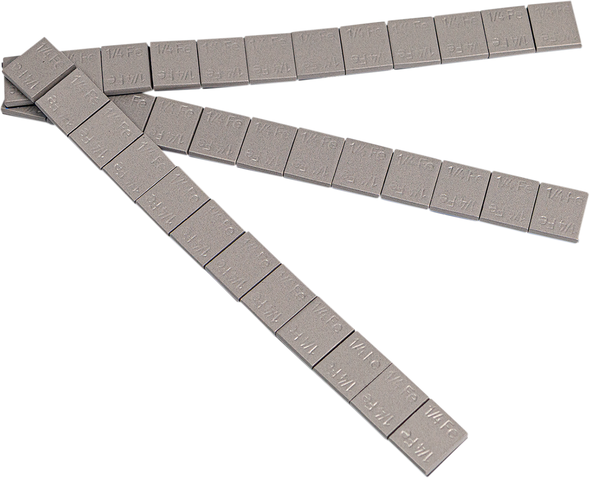 Masses d'équilibrage moto 48 barrettes de 84g