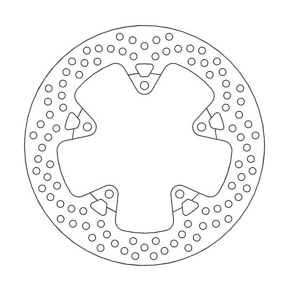 Disque de frein Arrière Moto-Master Halo pour Shiver 900 (17-20) - 110496