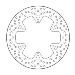 Disque de frein Arrière Moto-Master Halo pour 750 Supersport (91-02) - 110648