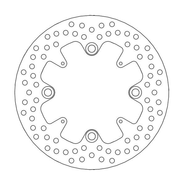 Disque de frein Arrière Moto-Master Halo pour CBR 300 R avec ABS (14-17) - 110545