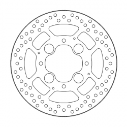Disque de frein Arrière Moto-Master Halo pour 800 Crossrunner ABS (11-14) - 110681