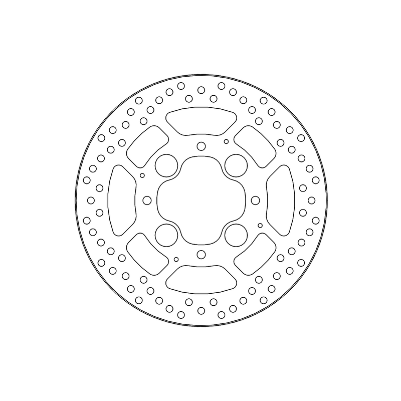 Disque de frein Arrière Moto-Master Halo pour CB 1000 R ABS (08-16) - 110681 Disque de frein Arrière Moto-Master Halo pour CB 1000 R ABS (08-16) - 110681