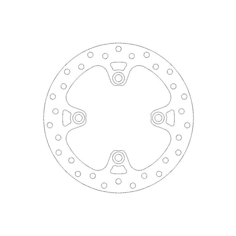 Disque de frein Arrière Moto-Master Halo pour 1100 Africa Twin (20-22) - 110689 Disque de frein Arrière Moto-Master Halo pour 1100 Africa Twin (20-22) - 110689