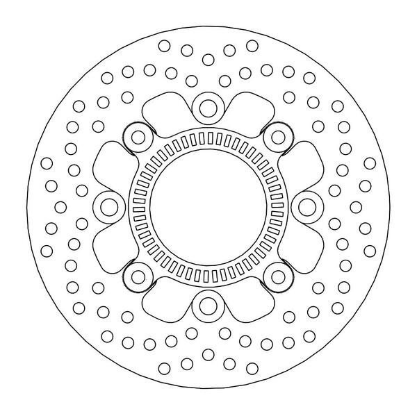 Disque de frein Arrière Moto-Master Halo pour ER-6N ABS (08-16) - 110482