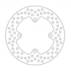 Disque de frein Arrière Moto-Master Halo pour Z 1000 SX avec ABS (11-19) - 110679