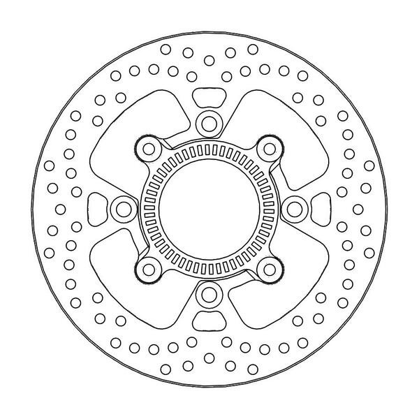 Disque de frein Arrière Moto-Master Halo pour Versys 650 ABS (15-21) - 110650