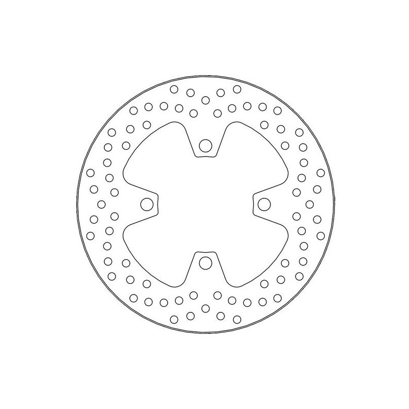 Disque de frein Arrière Moto-Master Halo pour Street Triple 765 R (17-23) - 110580 Disque de frein Arrière Moto-Master Halo pour Street Triple 765 R (17-23) - 110580