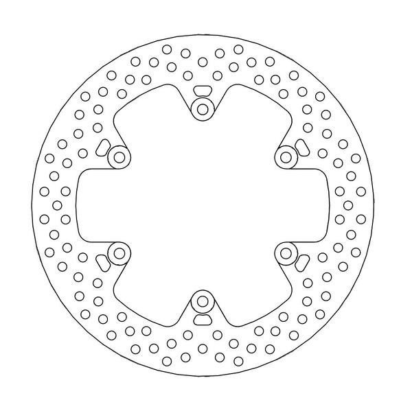 Disque de frein Arrière Moto-Master Halo pour FZR 1000 Exup (89-95) - 110480