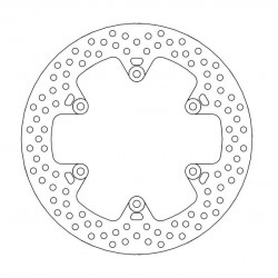 Disque de frein Arrière Moto-Master Halo pour FZS 1000 Fazer (01-05) - 110480