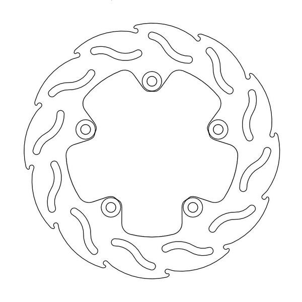 Disque de frein Arrière Moto-Master Flame pour Mana 850 (07-09) - 110260