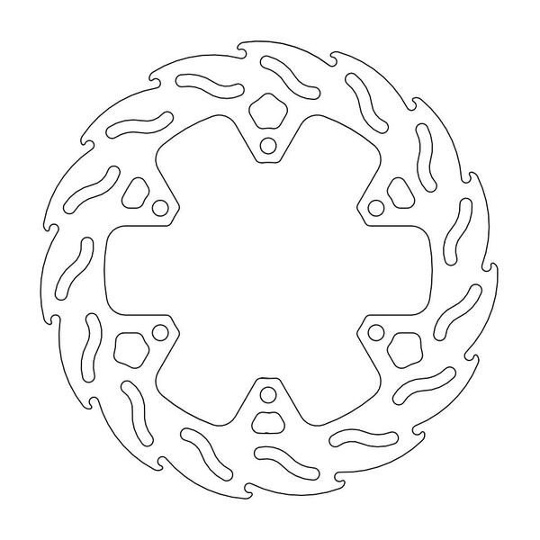 Disque de frein Arrière Moto-Master Flame pour Scrambler 800 (15-23) - 110647