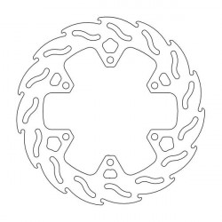 Disque de frein Arrière Moto-Master Flame pour Supersport 1000 SS (03-06) - 110647
