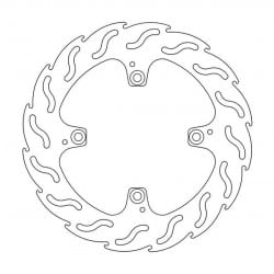 Disque de frein Arrière Moto-Master Flame pour Hypermotard 821 (13-15) - 110380