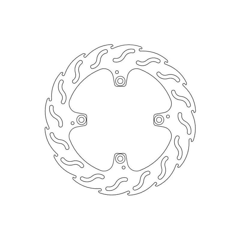 Disque de frein Arrière Moto-Master Flame pour Hypermotard 939 (16-18) - 110380 Disque de frein Arrière Moto-Master Flame pour Hypermotard 939 (16-18) - 110380