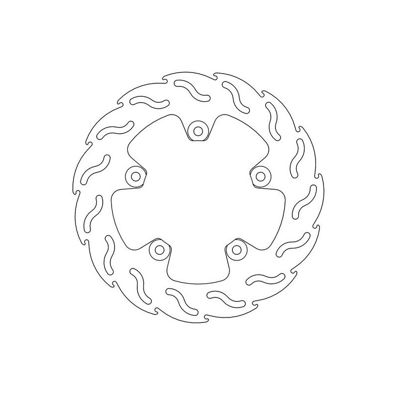 Disque de frein Arrière Moto-Master Flame pour 999 R et S (02-07) Disque de frein Arrière Moto-Master Flame pour 999 R et S (02-07)