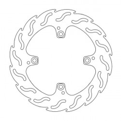 Disque de frein Arrière Moto-Master Flame pour Monster 1100 sans ABS (09-11) - 110317