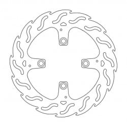 Disque de frein Arrière Moto-Master Flame pour Panigale V4 1100 (18-24) - 110557