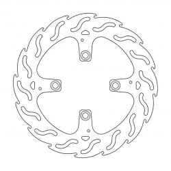 Disque de frein Arrière Moto-Master Flame pour Panigale 1199 (12-14) - 110557