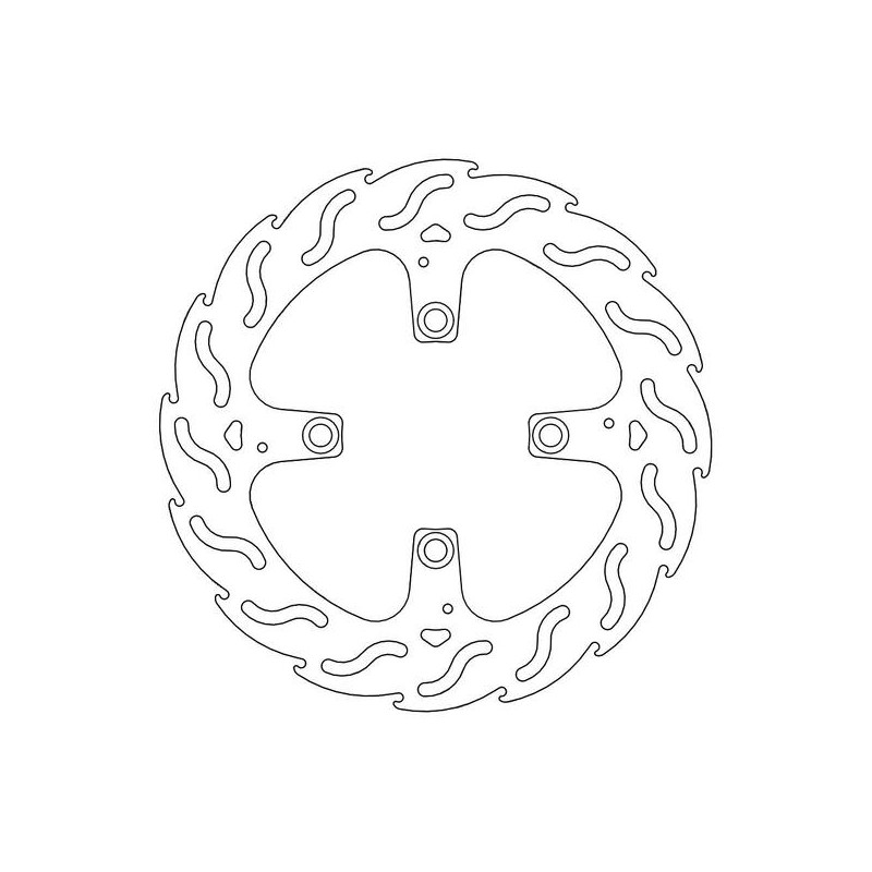 Disque de frein Arrière Moto-Master Flame pour Panigale 1199 (12-14) - 110557 Disque de frein Arrière Moto-Master Flame pour Panigale 1199 (12-14) - 110557