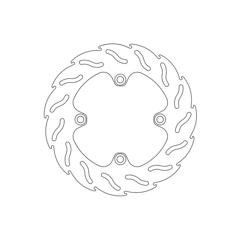 Disque de frein Arrière Moto-Master Flame pour CB 750 Seven Fifty (92-01) - 110392 Disque de frein Arrière Moto-Master Flame pour CB 750 Seven Fifty (92-01) - 110392