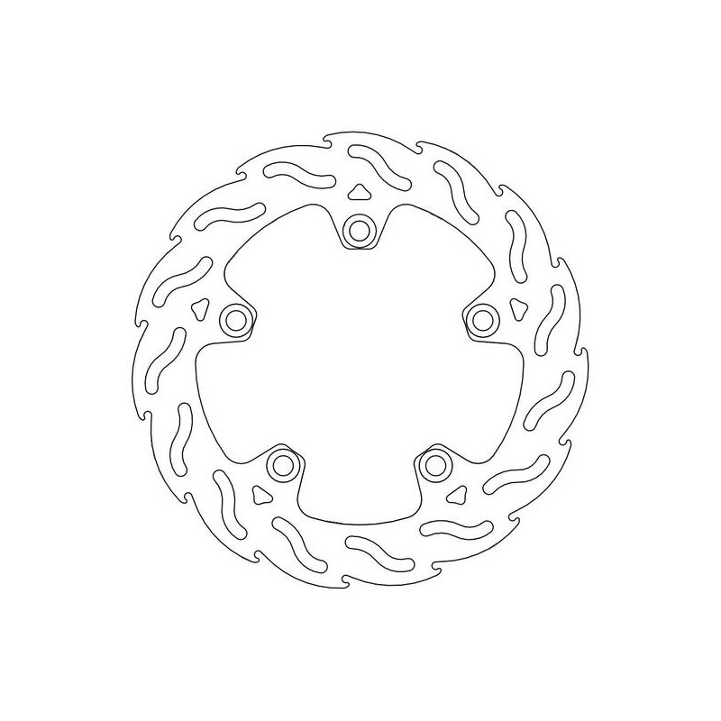 Disque de frein Arrière Moto-Master Flame pour NC 750 S (14-20) - 110528 Disque de frein Arrière Moto-Master Flame pour NC 750 S (14-20) - 110528