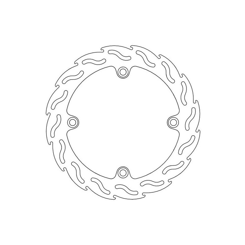 Disque de frein Arrière Moto-Master Flame pour 1000 Varadero sans ABS (99-02) - 110301 Disque de frein Arrière Moto-Master Flame pour 1000 Varadero sans ABS (99-02) - 110301