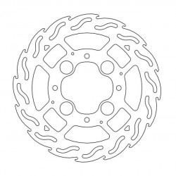Disque de frein Arrière Moto-Master Flame pour CB 1000 R ABS (08-16) - 110680