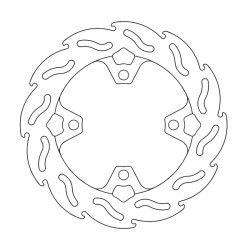 Disque de frein Arrière Moto-Master Flame pour CBR 1000 RR-R Fireblade (20-22) - 110850