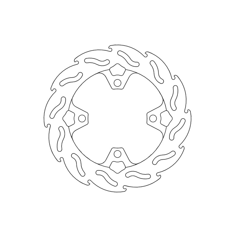 Disque de frein Arrière Moto-Master Flame pour CBR 1000 RR-R Fireblade (20-22) - 110850 Disque de frein Arrière Moto-Master Flame pour CBR 1000 RR-R Fireblade (20-22) - 110850