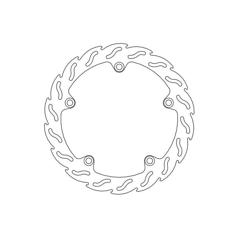 Disque de frein Arrière Moto-Master Flame pour 1200 Crosstourer (12-19) - 110533 Disque de frein Arrière Moto-Master Flame pour 1200 Crosstourer (12-19) - 110533