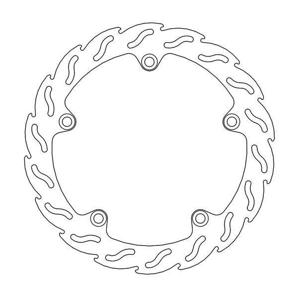 Disque de frein Arrière Moto-Master Flame pour 1200 Crosstourer (12-19) - 110533