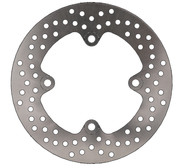 Disque de frein Arrière Moto-Master Halo pour ZX-10R Ninja sans ABS (04-17) - 110456