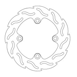 Disque de frein Arrière Moto-Master Flame pour ZX-6RR Ninja 600 (05-06) - 110215