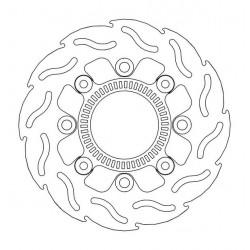 Disque de frein Arrière Moto-Master Flame pour Z 650 RS (22-24) - 110336