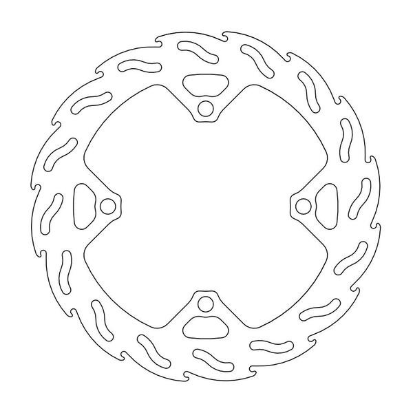 Disque de frein Arrière Moto-Master Flame pour Z 800 E ABS (13-17) - 110678