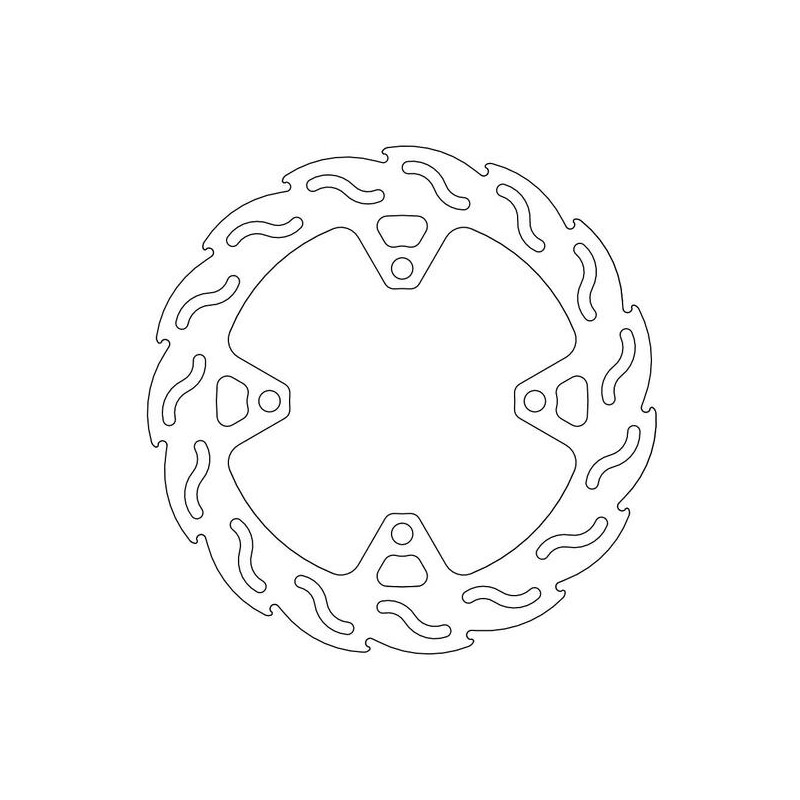 Disque de frein Arrière Moto-Master Flame pour Z 900 (17-24) - 110305 Disque de frein Arrière Moto-Master Flame pour Z 900 (17-24) - 110305