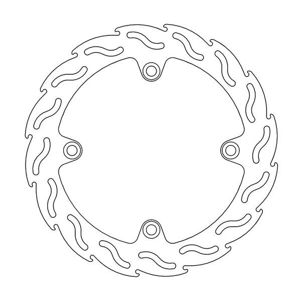 Disque de frein Arrière Moto-Master Flame pour KLV 1000 (04-07) - 110318