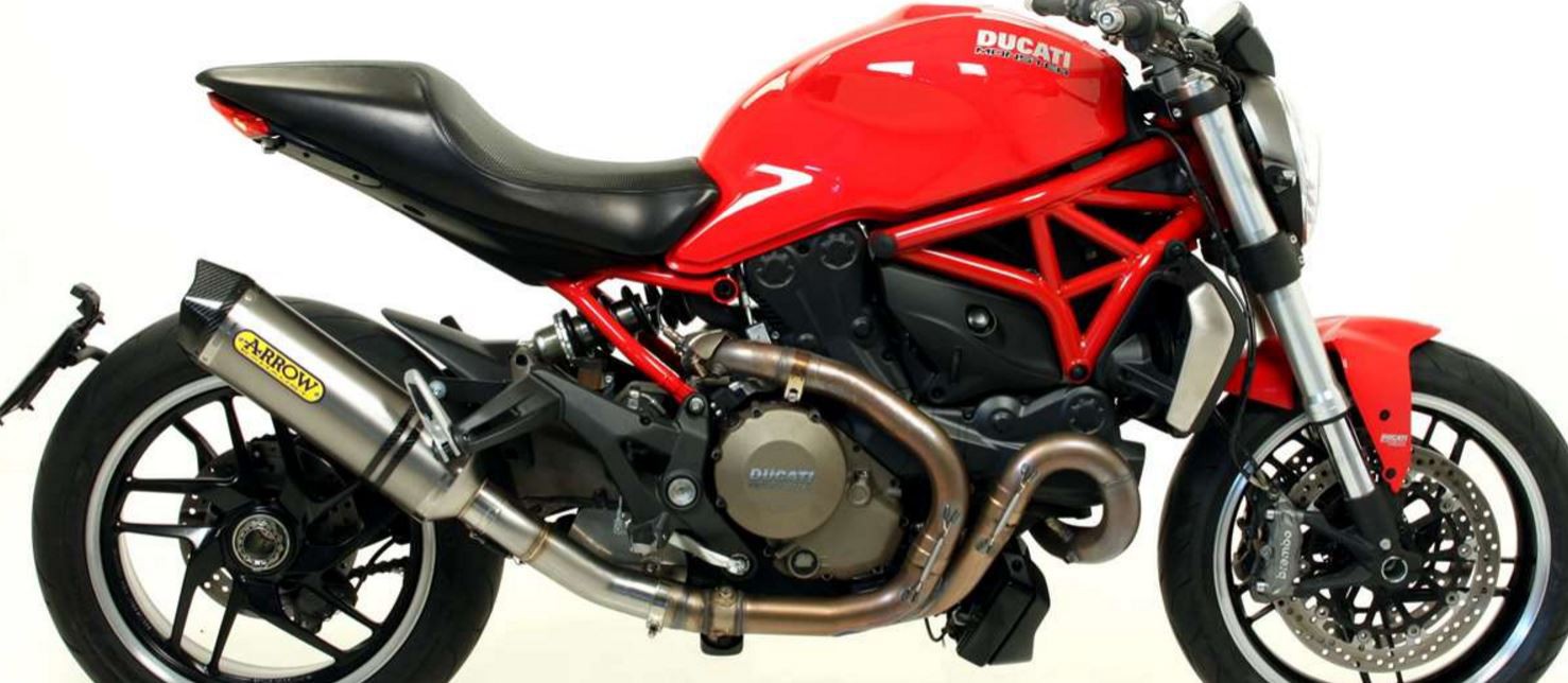 Silencieux "Non Homologué" ARROW Race-Tech pour Monster 1200 (14-15)