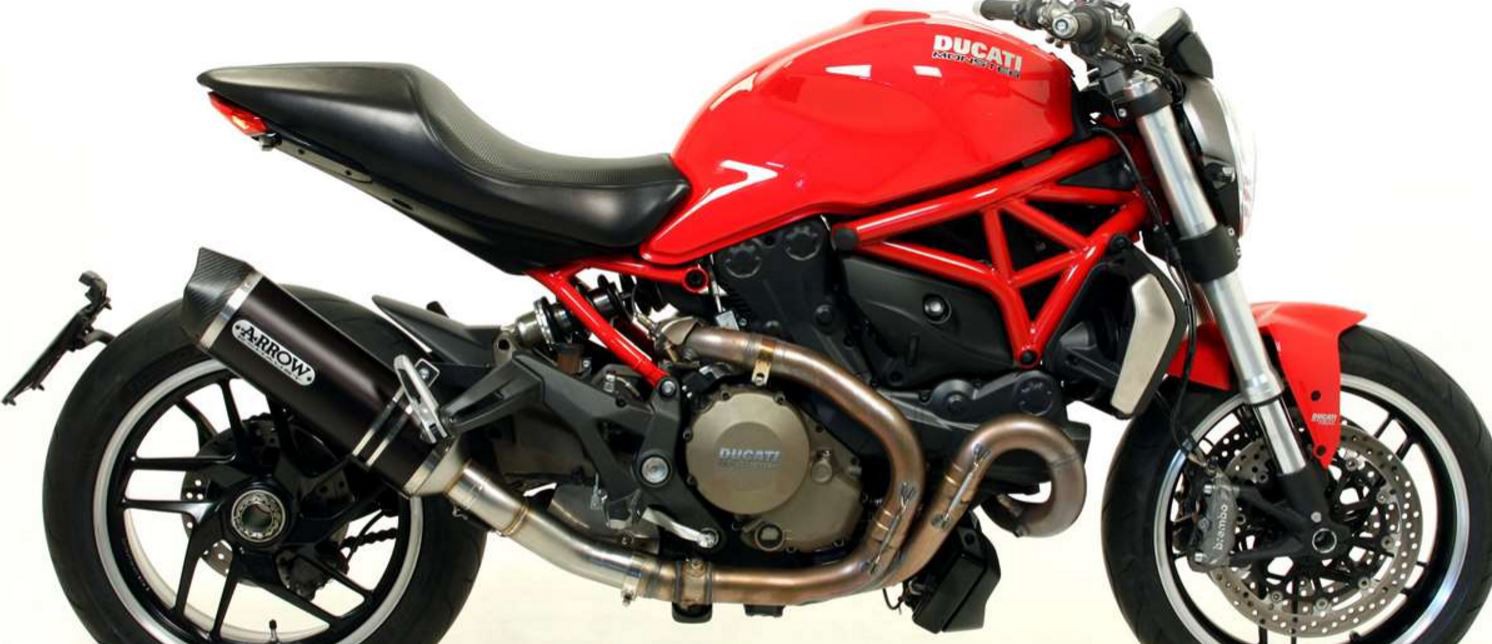 Silencieux "Non Homologué" ARROW Race-Tech pour Monster 1200 (14-15)