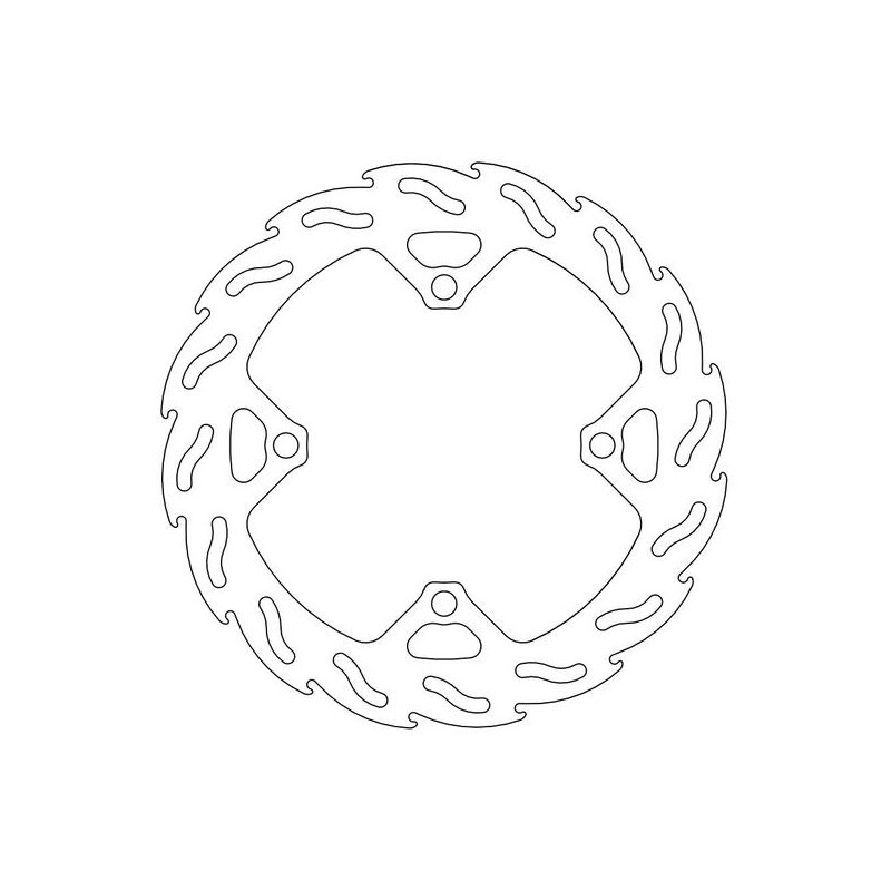 Disque de frein Arrière Moto-Master Flame pour Z 1000 SX ABS (11-19) - 110678 Disque de frein Arrière Moto-Master Flame pour Z 1000 SX ABS (11-19) - 110678