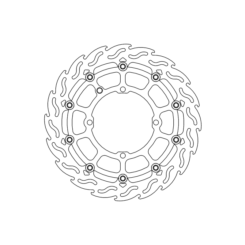 Disque de frein Arrière Moto-Master Flame pour 790 Adventure R (19-20) - 110784 Disque de frein Arrière Moto-Master Flame pour 790 Adventure R (19-20) - 110784