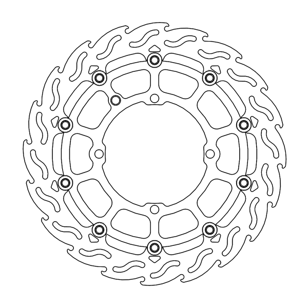 Disque de frein Arrière Moto-Master Flame pour 890 Adventure (21-22) - 110784