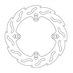 Disque de frein Arrière Moto-Master Flame pour F3 800 (14-19) - 110612