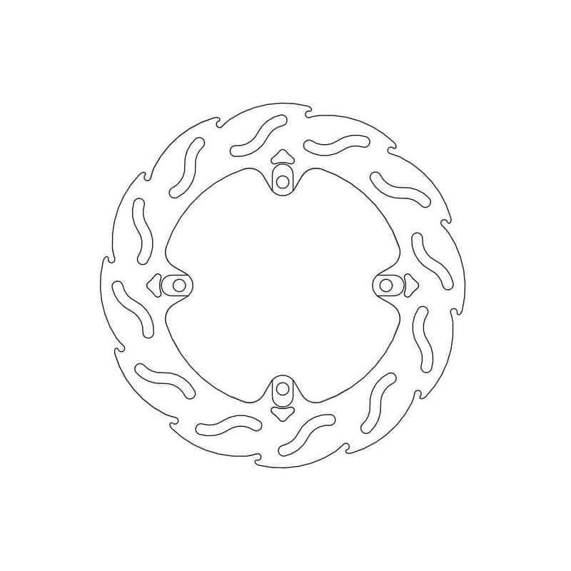 Disque de frein Arrière Moto-Master Flame pour F3 800 (14-19) - 110612 Disque de frein Arrière Moto-Master Flame pour F3 800 (14-19) - 110612