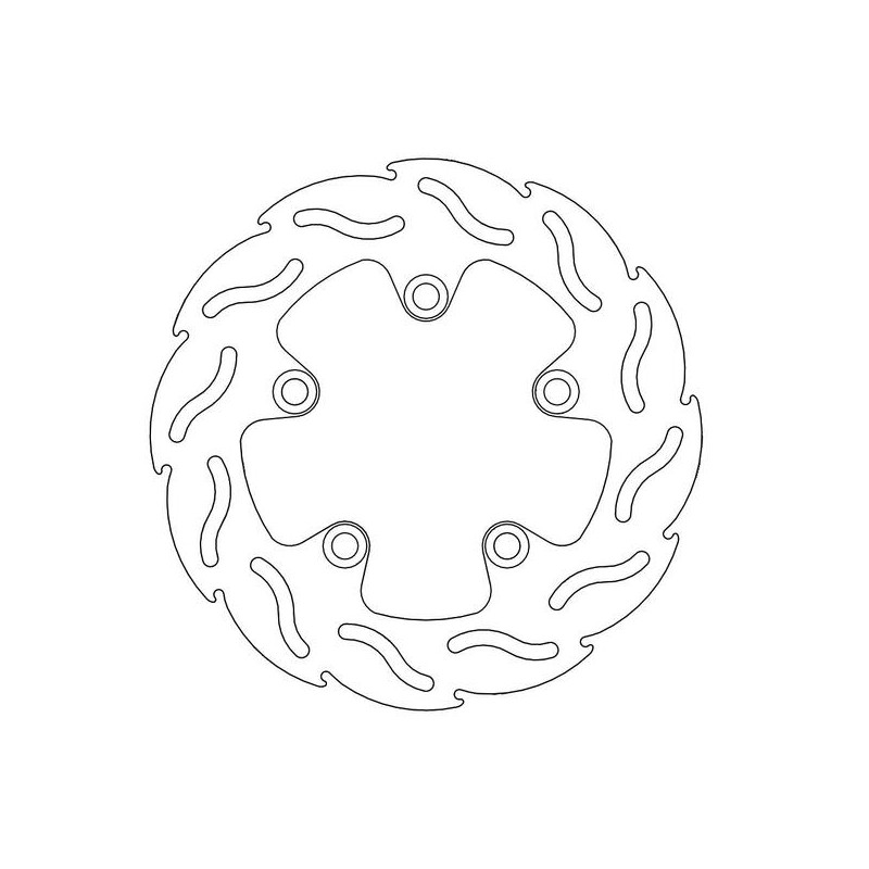 Disque de frein Arrière Moto-Master Flame pour GSX-R 750 (00-16) - 110223 Disque de frein Arrière Moto-Master Flame pour GSX-R 750 (00-16) - 110223