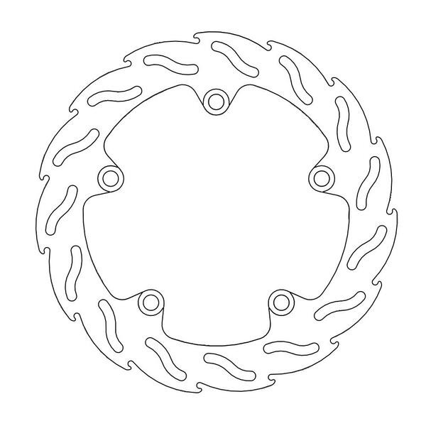 Disque de frein Arrière Moto-Master Flame pour GSX-R 1000 (17-22) - 110713