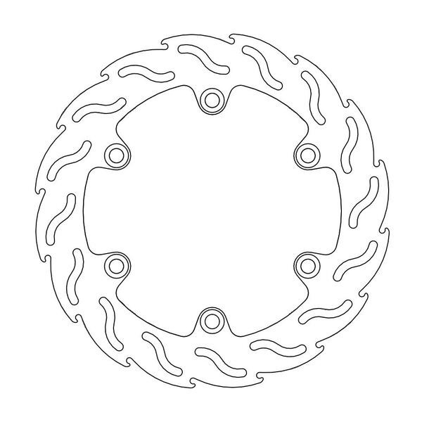 Disque de frein Arrière Moto-Master Flame pour GSX-R 1300 Hayabusa (08-17) - 110322