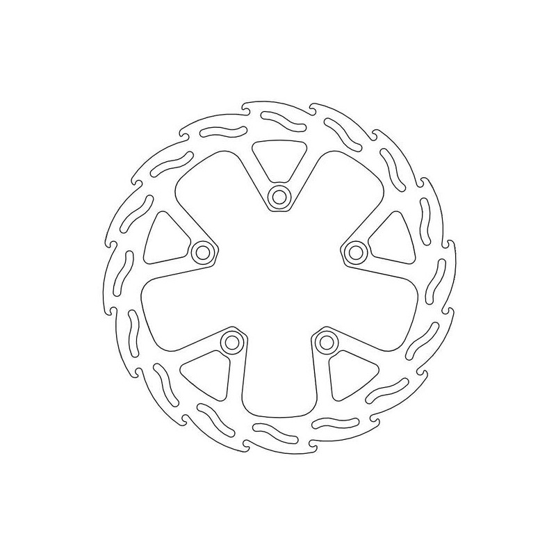 Disque de frein Arrière Moto-Master Flame pour Tiger 1200 (12-21) - 110558 Disque de frein Arrière Moto-Master Flame pour Tiger 1200 (12-21) - 110558