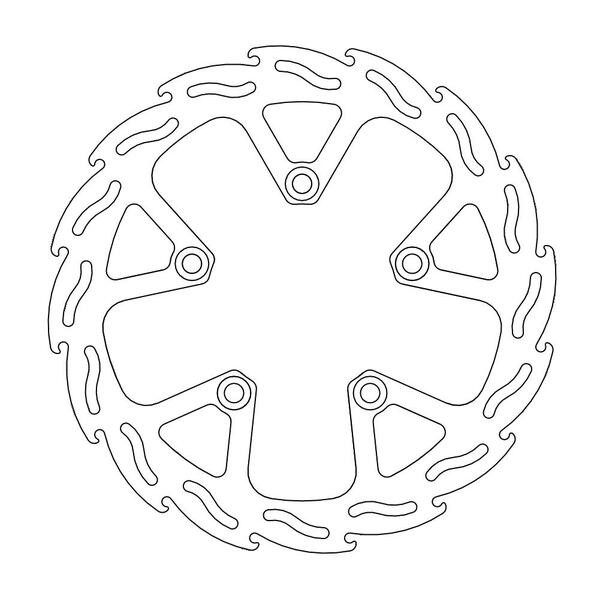 Disque de frein Arrière Moto-Master Flame pour Tiger 1200 (12-21) - 110558